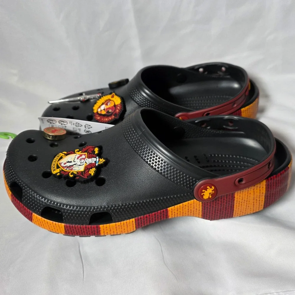 Crocs Harry Potter‎ Gryffindor Classic Clogs Black Red Yellow Size M10 W12